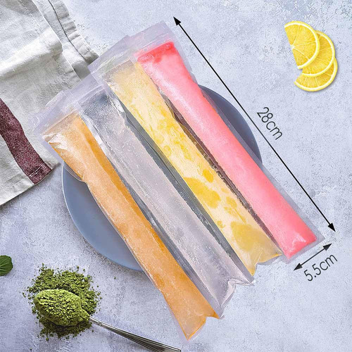 50pcs Desechable Popsicle Mold Bag Moldes Para Cubitos De