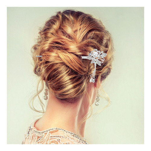 1 4 Palillos For El Pelo, Estilo Chino Clásico, Con Borlas