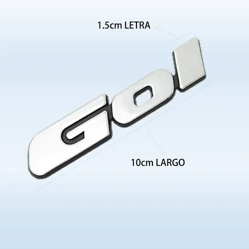 Emblema Cromado Tapa Baul Gol