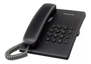 Telefone Panasonic De mesa KX-TS500 fixo com Bluetooth - cor preto