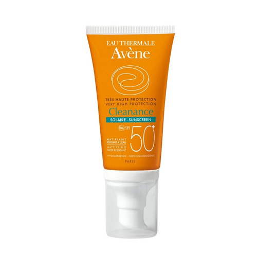 Imagen 1 de 1 de Protector solar Avène Sin Color FPS 50 Cleanance Solar en crema de 50 mL