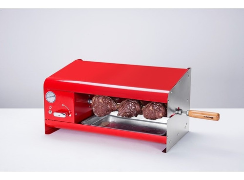 Churrasqueira Elétrica Compacta Casal 01 Espeto 220v- Verm