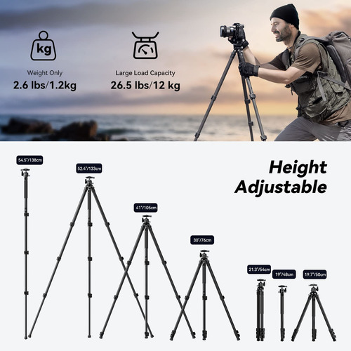 Trípode Smallrig Ap-10 De Fibra De Carbono Ligero Con Monopi