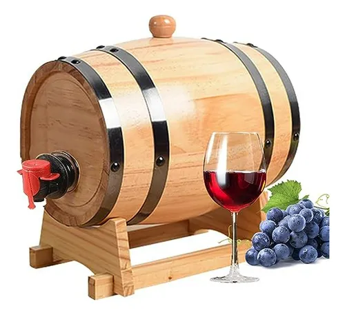 Dispensador Barril Madera 1l Envejecer Bebidas Whiskey