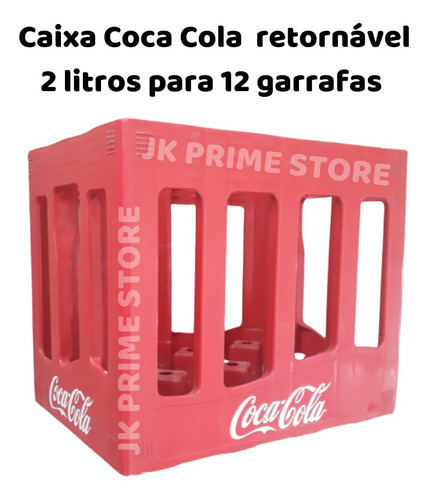 Engradado Coca Cola Retornável 2litros Somente A Caixa (Usado)