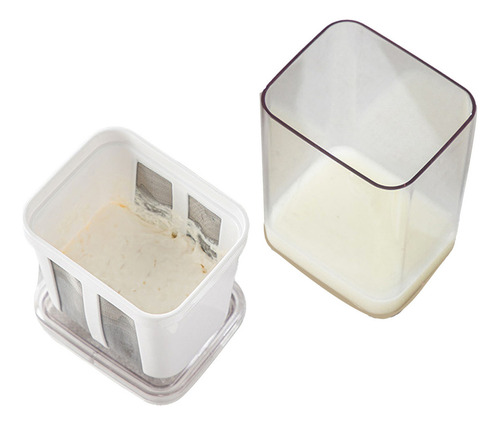 Colador De Yogur Y Queso, Bolsa De Malla Extrafina, Tapa Tra
