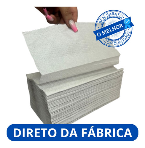 Kit Toalhas Papel 10pcts Interfolhadas Acácia Brancas 10.000