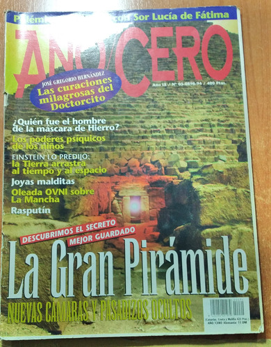 Revista Año Cero N°94  La Gran Piramide