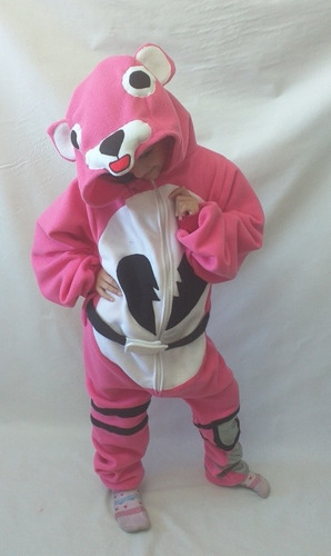 Disfraz Pijama De Osa Rosa Fortnite