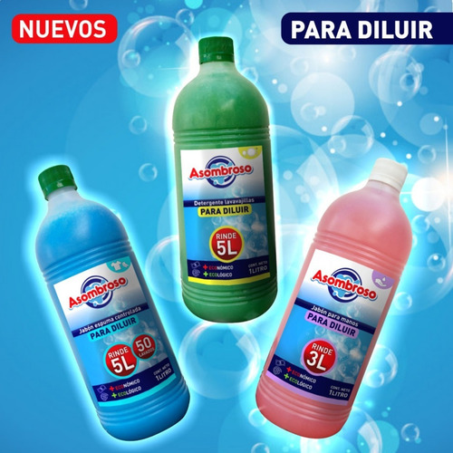 Jabón Para Lavar Ropa Para Diluir 1l Rinde 5 Envío Gratis