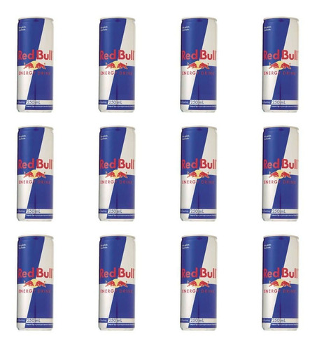 Red Bull Energético Lata Regular 250ml (kit C/12)