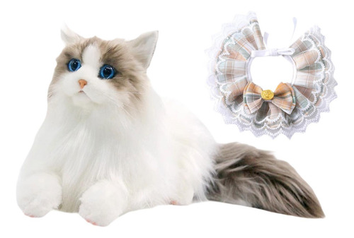 Gato Ragdoll, Animal Relleno, Muñeco De Bufanda Gato Caqui