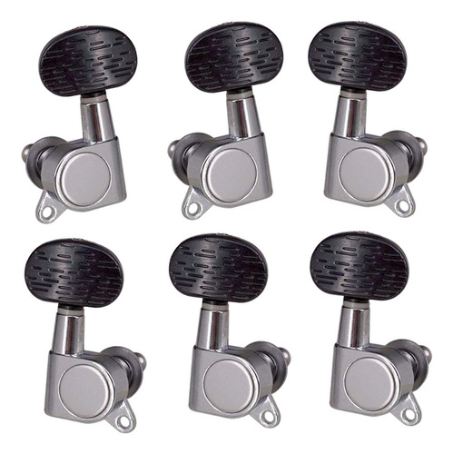 6 Piezas De Clavijas De Afinación De Cuerdas De Guitarra,