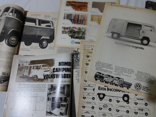 Lote Revista Vw Kombi Antiguo No Catalogo Escarabajo