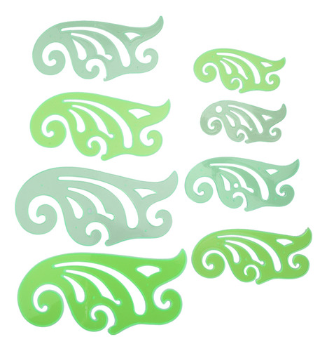 Plantilla De Dibujo Curva De 8 Piezas Multifuncional En Form