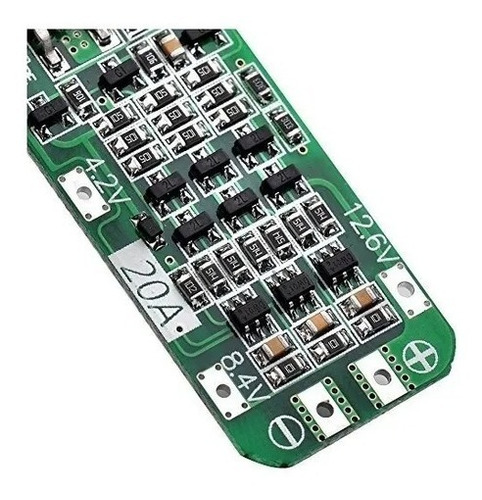 Imagen 4 de 5 de Modulo Protección Para 3 Li-ion 18650 Bms 3 Celdas