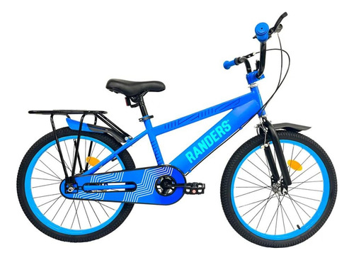 Bicicleta Randers De Niño Rodado 20 Color Azul Mg