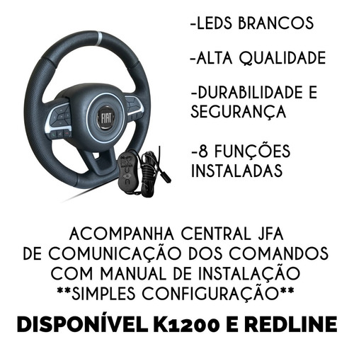 Volante Fiat Toro Comando Som Interface Stilo Strada Marea