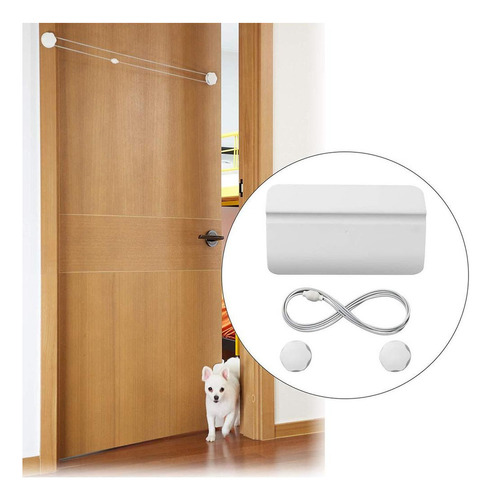 Abridor Automático De Puerta Para Mascotas Gato De Cocina