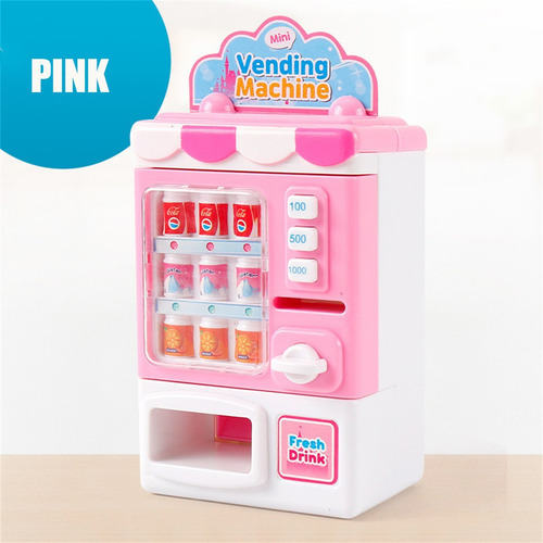 Imagen 1 de 3 de Juguetes Niños Máquina Expendedora De Bebidas Simulación Cas