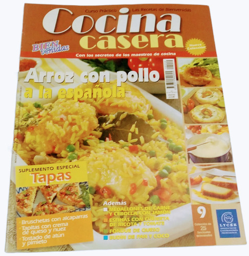 Revista Cocina Casera Arroz Con Pollo Número 9 Año 2008