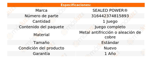 Kit Bujes Árbol Levas Std Charger 06/10 Sealed Power