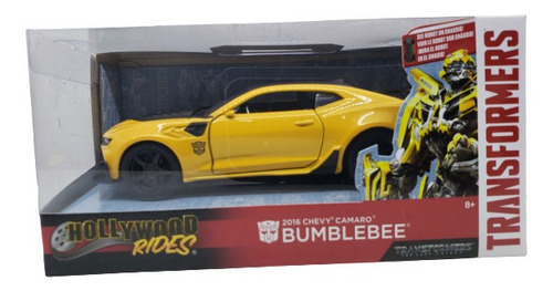 2016 Chevy Camaro Bumblebee Transformers Jada Esc 1:32 Caja