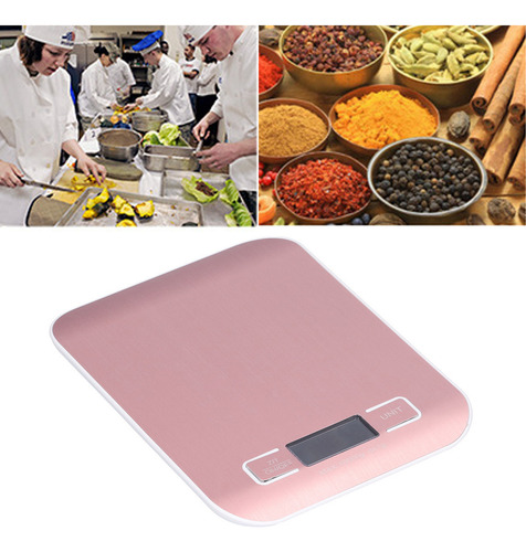 1 Báscula De Cocina Digital De Acero Inoxidable Con