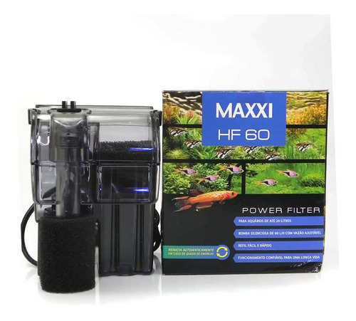 Filtro Externo Maxxi Hf 60 L/h P/ Aquários De Até 20 Litros