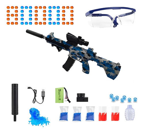 Pistola De Hidrogel M416 Lanzador Gel Automática De Juguete