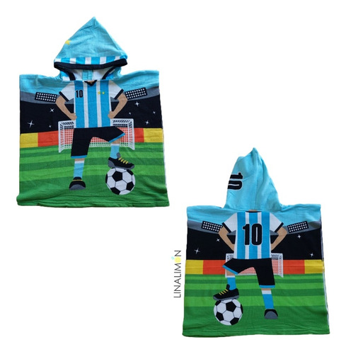 Poncho De Microfibra Futbol