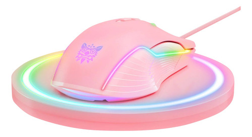 Mouse Cw905 Rosado Con Cable, Onikuma