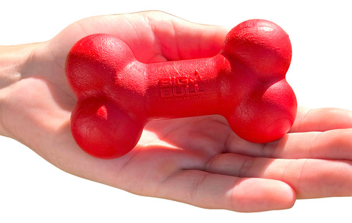 Brinquedo Pet Cachorro Osso Ossinho Anti Stress Raça Pequena Cor Vermelho