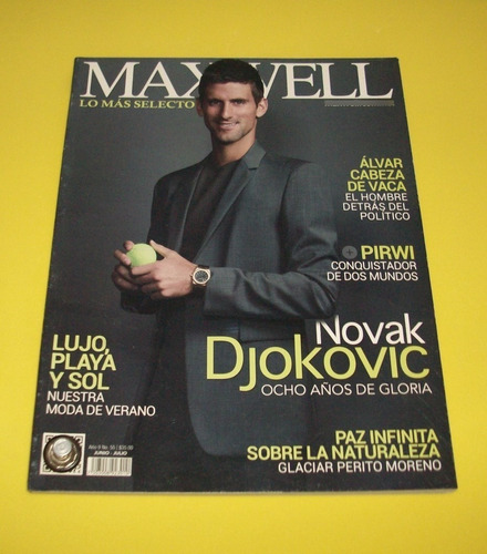 Novak Djokovic Revista Maxwell Gto