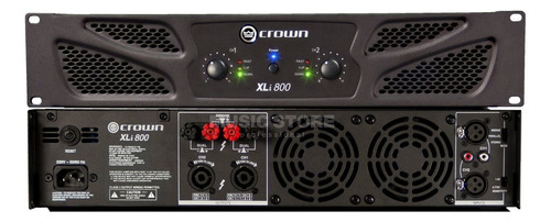 Amplificador Audio Potencia Crown Xli 800 300w Rms X2 4ohms 