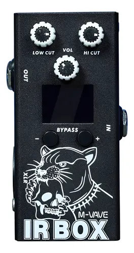 Pedal Guitarra M-VAVE IR Box 9 Bandas EQ Saída XLR 32 Presets
