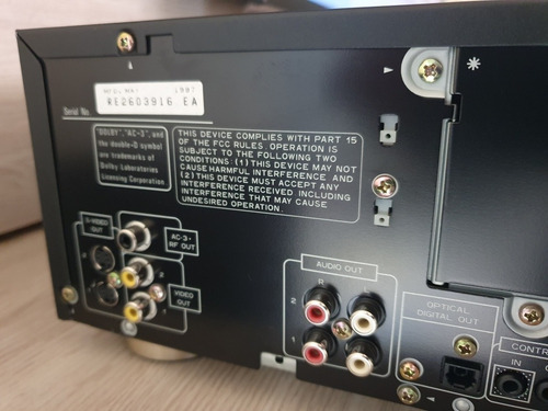 Laserdisc Ld Player Pioneer Cld D500 Novo Raridade Sem Uso!