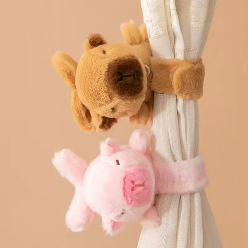 Pulsera Capybara Slap, Juguete De Peluche, 3 Piezas