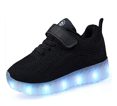 Zapatos De Luz Para Niños Transpirables Led Carga Usb
