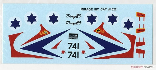 Academy 12247 Mirage Iii 3c Escala 1/48 Maqueta Para Armar