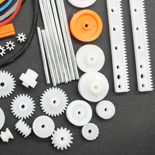 Kit De 64 Engranajes De Plástico Para Repuesto | Poleas Y Tornillos Para DIY RC, Drones Y Maquetas | Juego Completo De Piezas De Transmisión