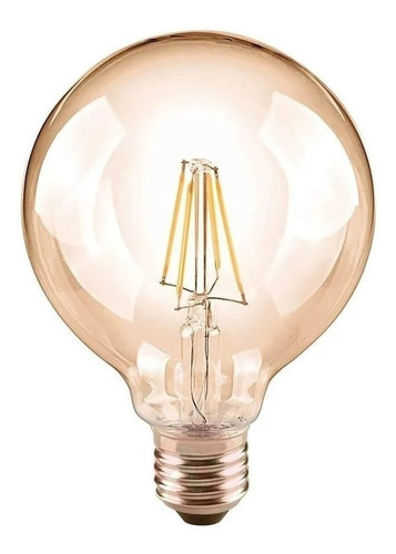 Imagen 2 de 7 de Aplique Pared 1 Luz + Led Filamento E27 Moderno Vintage