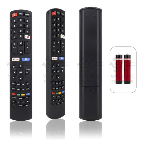 Controle remoto compatível com Speler RC311s Netflix Youtube