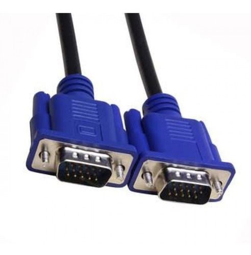 Imagen 1 de 7 de Cable Vga Macho Macho 1.5 Metro Para Monitor Pc Dvr