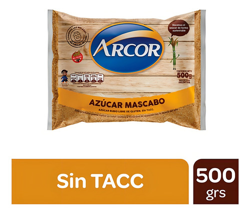Azucar Arcor Mascabo X 500gr