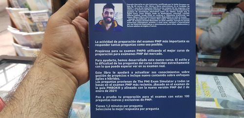 Libro Pmp Versión En Español (Usado)