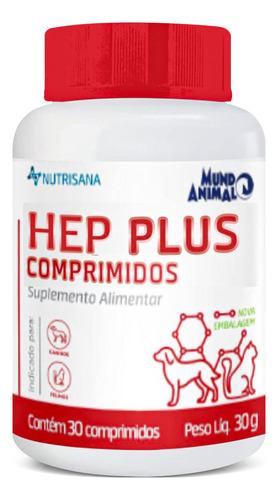 Suplemento Hep Plus 30 Comprimidos Nutrisana
