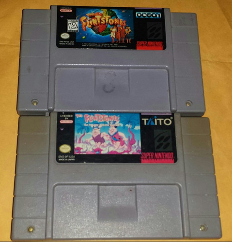 The Flinstones Y The Flinstones The Treasure Of Sierra Snes