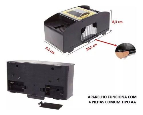 Mezclador Automático De Cartas Shuffler Poker Uno Deck
