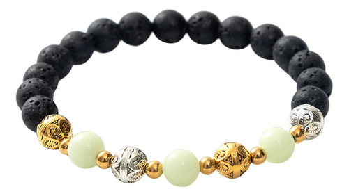 Pulsera De Cuentas Luminosas Pulsera Elástica Pulsera
